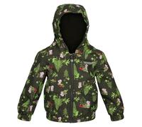 Regatta Unisex Kids Peppa Muddy Puddle Jacket, Dark Khaki, 4 Years UK