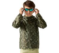 Regatta Printed Lever Ii Jacket Green 7-8 Years Girl