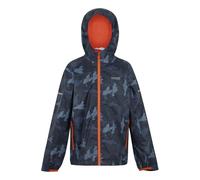 Regatta Printed Lever Ii Jacket Blue 5-6 Years Kids