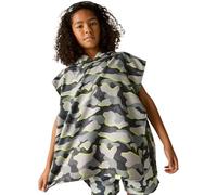 Regatta Unisex Kids Towel Robe Hooded Absorbent UPF50+ Beach Pool Surf Poncho