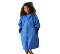 Regatta Kids Junior Waterproof Changing Robe, Borg Lined Changing Robe with Hood - Perfect for Outdoor Water Activities
