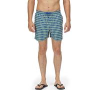 Regatta Unisex Loras Swimming Shorts, Lapis Blue Geo Print, M