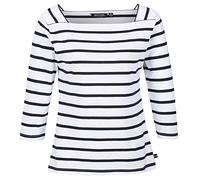 Regatta Unisex Polexie T-Shirt, White/Navy Stripes, 34 DE