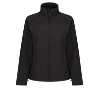Regatta Professional Women's Softshell Jacket Uproar TRA645 Interactive Zip Pockets Black 14