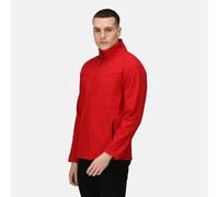 Regatta Uproar red men's waterproof interactive softshell jacket #TRA642