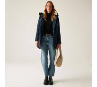 Regatta Valenta Hooded Waterproof Breathable Insulated Jacket In Dark Navy Dark Navy 20