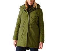 Regatta Valenta Insulated Womens Waterproof Jacket Green Hooded Outdoor Coat