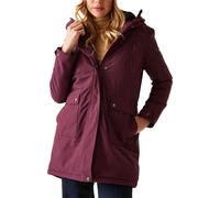 Regatta Valenta Insulated Womens Waterproof Jacket Purple Hooded Outdoor Coat