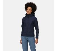 Regatta Venturer navy women's hooded softshell winter jacket #TRA702