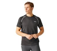 Regatta Virda IV Mens T-Shirt Ash/Black