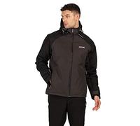 Regatta Volter Protect Waterproof Taped Seams Hooded Heated Jacket - Ash/Black, M