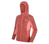 Hooded Wool Look Warmth 'Walbury III' Full Zip Fleece Regatta Peach 14