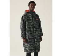 Regatta Waterproof Hooded Changing Robe Grey Mix