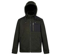 Regatta Westbrook Men's Full-Zip Heavyweight Hi Pile Knit Effect Hooded Fleece