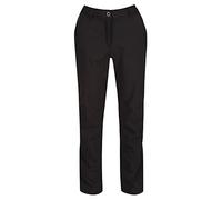 Regatta Women's Water Repellent Fenton Softshell Walking Trousers Black, Size: 18S