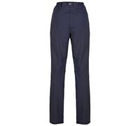 Regatta Women Fenton Water Repellent And Wind Resistant Softshell Short Leg Trousers - Navy, Size 12
