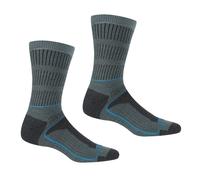 Regatta Women's 2 Pack Samaris 3 Season Sock Blue, Size: UK 3-5