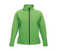 Regatta Women's Ablaze Printable Soft Shell Jacket - Extreme Green/Black - 16 UK - Extreme Green/Black - 100% Polyester