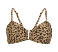 Regatta Womens Aceana Bikini Top Padded Cups Summer Holiday Swim Suit Brown