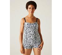 Regatta Womens Aceana Iii Swimming Tankini-white, White, Size 10, Women White