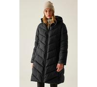 Regatta Women's Anita Hooded Water-Repellent Insulating Padded Jacket in Jet Black | Size: 14 Regatta Jet Black 14