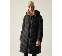 Anita Hooded Water-Repellent Insulating Baffled Jacket Regatta Jet Black 8