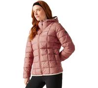 Regatta Women's Asper Hooded Water-Repellent Insulating Baffled Jacket in Pink | Size: 14 Regatta Pink 14