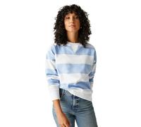 Regatta Women's Versatile Avika II Crew Neck Jumper Chambray Blue White Stripe, Size: 14
