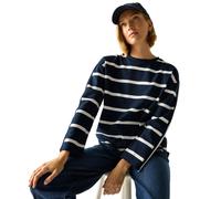 Regatta Womens Avira Long Sleeve T-Shirt, Navy, Size 8, Women Navy