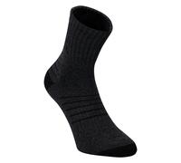 Regatta Womens Bamboo Crew Socks - Black/Seal Grey - 3 UK-5 UK - Black/Seal Grey - 80% Bamboo/15% Polyamide/5% Elastane