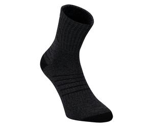 Regatta Womens Bamboo Crew Socks - Black/Seal Grey - 6 UK-8 UK - Black/Seal Grey - 80% Bamboo/15% Polyamide/5% Elastane