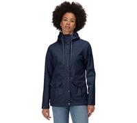 Regatta Womens Bayarma Waterproof Durable Breathable Coat - Navy - Size 10 UK