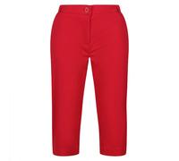 Regatta Womens Bayla Capri Casual Trousers Miami Red