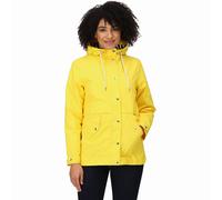 Regatta Womens Bayla Giovanna Fletcher Collection Waterproof Hooded Jacket Coat - Yellow - Size 8 Regular