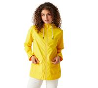 Regatta Womens Bayletta Full Zip Hooded Rain Coat - Yellow - Size 18 UK