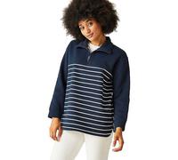 Regatta Women's Bayletta Half Plack Jumper Navy Stripe