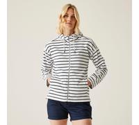 Regatta Women's Versatile Bayletta II Full Zip Hoodie White Navy Stripe, Size: 26
