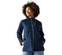 Regatta Womens Bayletta Soft Shell Jacket Water Repellent Walking Hiking Coat 8 Navy