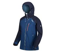 Regatta Women's Birchdale Waterproof Brethable Isotex 10000 Strech Fabric Durable Water Repellent Inner Zipped Security Pocket Jacket, BlueOpal/Navy, 10, RWW300 HY410L