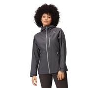 Regatta Womens Birchdale Waterproof Jacket: Seal Grey/White: 14 Size:
