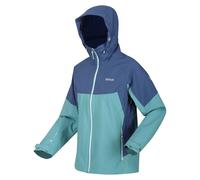 Regatta Womens Bosfield Lightweight Waterproof Jacket in Blue Recycled Material - Size 10 UK