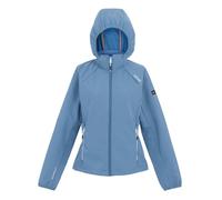 Regatta Women's Bourda Soft Shell Jacket - Coronet Blue/White - 16 UK - Coronet Blue/White - 96% Polyester/4% Elastane