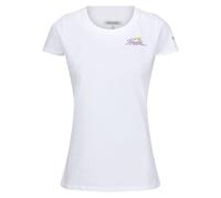 Regatta Womens Breezed IV Back Print T-Shirt - White - White - 26 UK