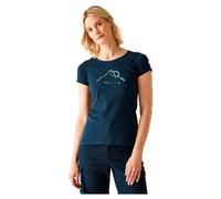 Regatta Womens Breezed V T-Shirt Navy