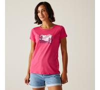 Regatta Women's Breezed V T-Shirt Pink, Size: 24