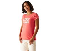Regatta Womens Breezed V T-Shirt - Sample: Peach Bloom: 10 Size: 10, C