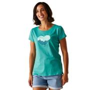 Regatta Womens Breezed V T-Shirt - Sample: Turquoise: 10 Size: 10, Col