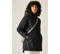 Regatta Women's Brielly Hooded Waterproof Breathable Insulated Jacket in Jet Black | Size: 14 Regatta Jet Black 14