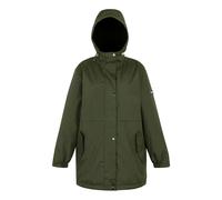 Regatta Womens Brielly Insulated Waterproof Jacket - Dark Khaki - 22 UK - Dark Khaki - 100% Polyester