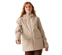 Regatta Womens Broadia Waterproof Insulated Jacket - Warm Taupe/Light Vanilla - 18